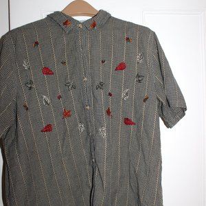 Autumn button down